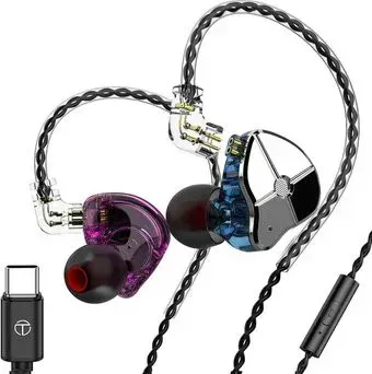 TRN ST1 USB Type-C (фиолетовый, с микрофоном)