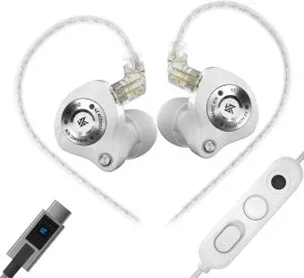 KZ Acoustics EDZ USB Type-C (с микрофоном, белый)