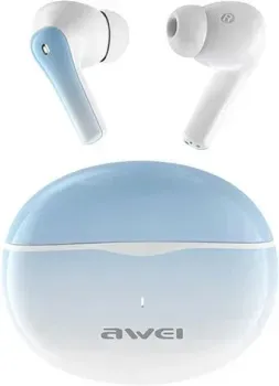 Awei T62 (белый/голубой)