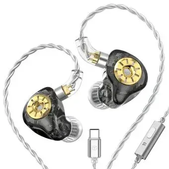 TRN ST1 Pro USB Type-C (черный, c микрофоном)