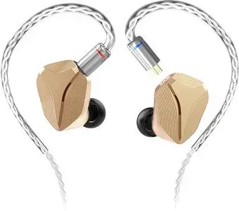 Hidizs MP145 (золотистый титан, серебристые кабели 3.5/4.4 мм)