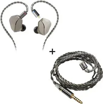 Hidizs MP145 (титановый, черный кабель 4.4 мм)