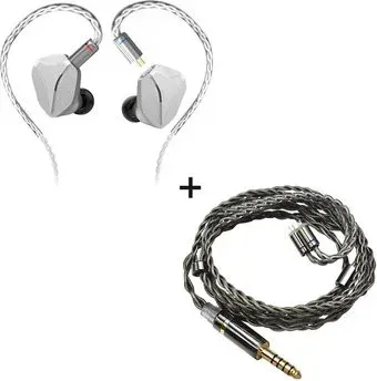 Hidizs MP145 (серебристый, черный кабель 4.4 мм)