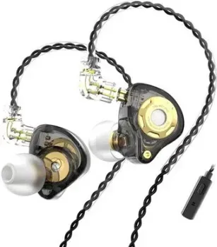 TRN MT1 Pro (черный, с микрофоном)