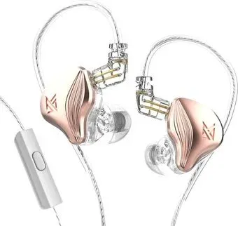 KZ Acoustics ZEX (с микрофоном, розовый)