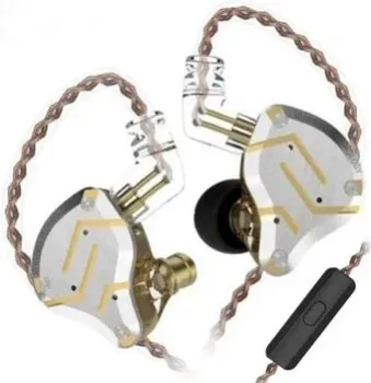 KZ Acoustics ZS10 Pro (с микрофоном, блики золотого)