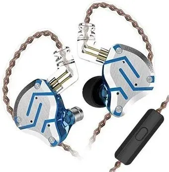 KZ Acoustics ZS10 Pro (с микрофоном, блики синего)