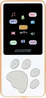 Digma S4 8GB (белый/оранжевый)
