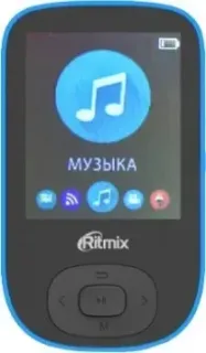Ritmix RF-5100BT 8GB (черный/синий)