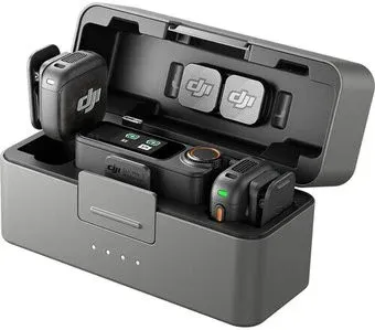 DJI Mic 3 (2TX + 1RX + Charging Case, черный)