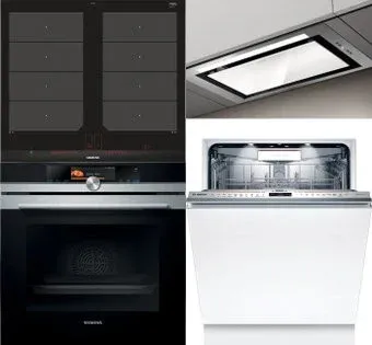 Siemens HS658GXS7 + EX675LXC1E + Bosch SMV8YCX03E + Elica Hidden 2.0 IXGL/A/60