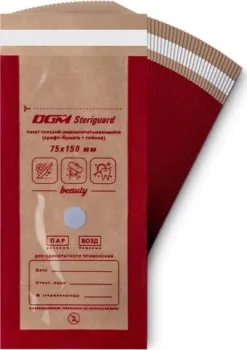 DGM Steriguard МедиТрейд 75x150мм (100 шт, красно-бежевый)