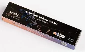 White line Slide-R для пилки Овал 240 грит (30 шт, черный)