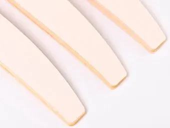 White line Лодочка 240 грит (30 шт, белый)