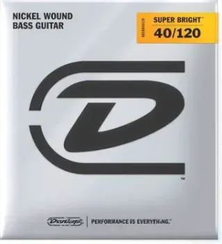 Dunlop Manufacturing DBSBN40120 Super Bright Nickel 40-120
