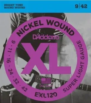 D'Addario EXL120 Super Light 9-42
