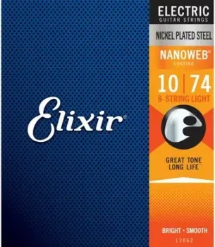Elixir Strings 12062 10-74 8-String