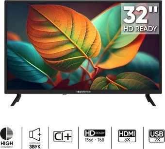 Topdevice 32" LED BN02 (черный)