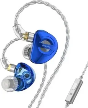 TRN MT4 Pro 3.5 мм (синий, с микрофоном)