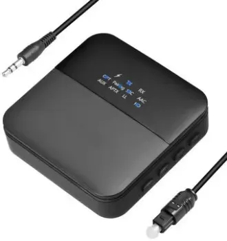 USBTOP Bluetooth 5.0 Toslink/SPDIF/AUX