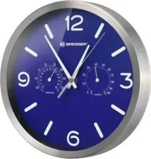 Bresser MyTime ND DCF Thermo/Hygro, 25 см (синий)