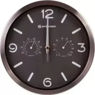 Bresser MyTime ND DCF Thermo/Hygro, 25 см (серый)