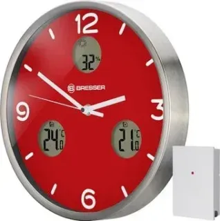 Bresser MyTime io NX Thermo/Hygro, 30 см (красный)
