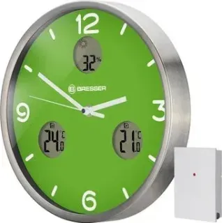 Bresser MyTime io NX Thermo/Hygro, 30 см (зеленый)