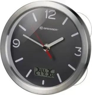 Bresser MyTime Thermo/Hygro Bath (черный/серебристый)