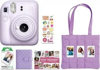 Fujifilm Instax Mini 12 Holiday Bundle 2025 (фиолетовый)