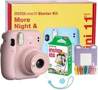 Fujifilm Instax Mini 11 Starter Kit (розовый)