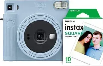 Fujifilm Instax Square SQ1 + пленка 10 кадров (голубой)