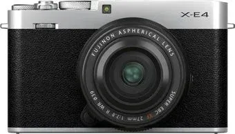 Fujifilm X-E4 kit XF 27mm f/2.8 WR (серебристый)