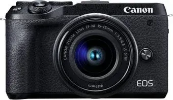 Canon EOS M6 Mark II Kit 15-45mm + EVF-DC2 (черный)