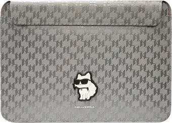 CG Mobile Karl Lagerfeld Saffiano Sleeve Monogram NFT Choupette KLCS14SAKHPCG 13/14" (серебристый)