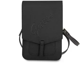 CG Mobile Guess Wallet Bag Saffiano Script logo GUWBRSAVSBK (черный)