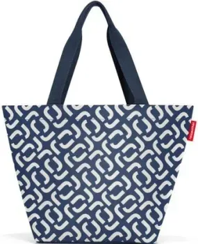 Reisenthel Shopper M ZS4073 Signature Navy (синий/белый)