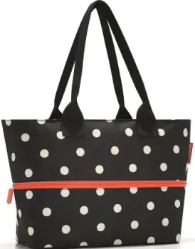 Reisenthel Shopper E1 RJ7051 Mixed Dots (черный)
