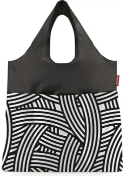 Reisenthel Mini Maxi Shopper Plus AV1032 Zebra (черный/белый)