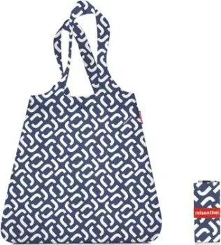 Reisenthel Mini Maxi Shopper AT4073 Signature Navy (синий/белый)