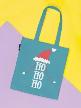 JoyArty Хо-xо-xо в новогоднюю ночь ткань под лен bsh_290634