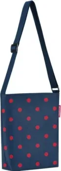 Reisenthel Shoulderbag S HY3075 mixed dots red (синий/красный)