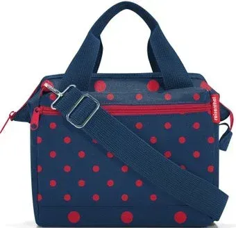 Reisenthel Allrounder Cross MQ3075 mixed dots red (синий/красный)