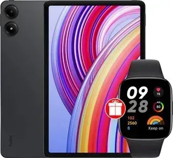 Xiaomi Redmi Pad Pro 8GB/256GB международная версия (темно-серый) + умные часы Xiaomi Redmi Watch 3 Active (черный) по акции