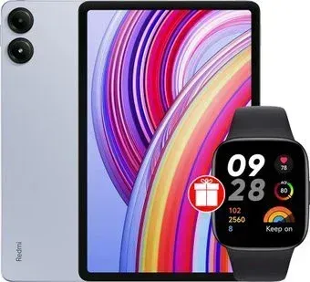 Xiaomi Redmi Pad Pro 6GB/128GB международная версия (голубой) + умные часы Xiaomi Redmi Watch 3 Active (черный) по акции