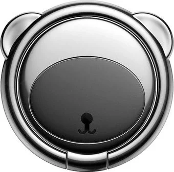 Baseus Bear Finger Metal Ring Grip Stand (черный)