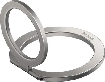 Baseus Halo Series Foldable Metal Ring Stand (серебристый)