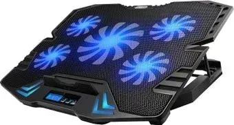 ICE COOREL K5 (с синей подсветкой вентиляторов и панелью управления)