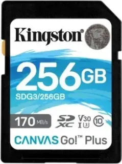 Kingston Canvas Go! Plus SDXC 256GB SDG3/256GB