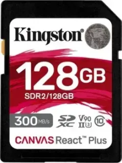 Kingston Canvas React Plus SDXC 128GB SDR2/128GB